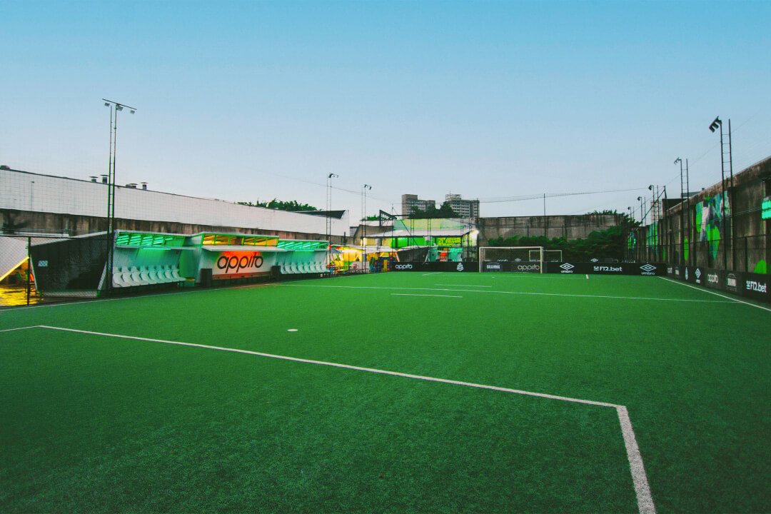 quadra de escolinha de futebol